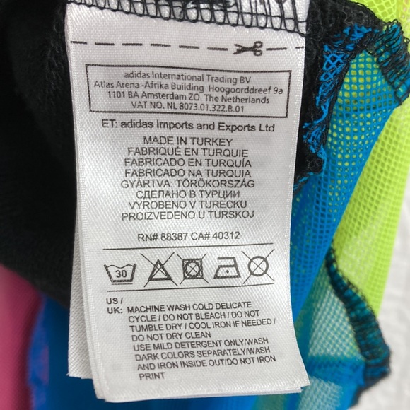 Adidas Rita Ora Women's Black Sweatshirt with Multicolor Sheer Accents - Picture 10 of 16